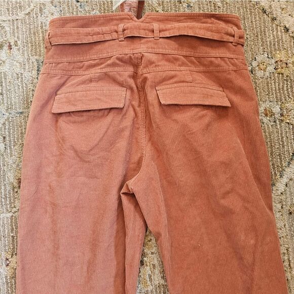 NWOT Sundance rust/ orange, Emily corduroy ankle pants size 10 with 27" inseam - Picture 3 of 7